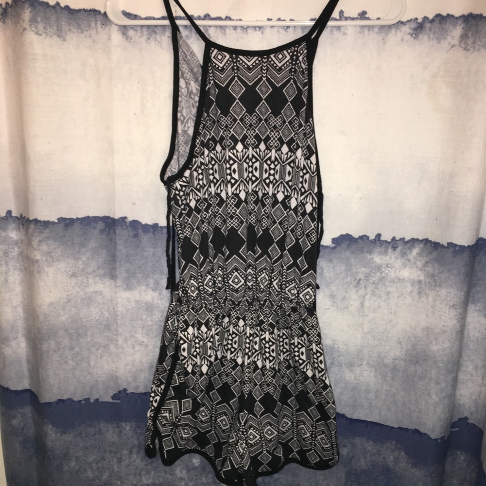 Tribal print romper